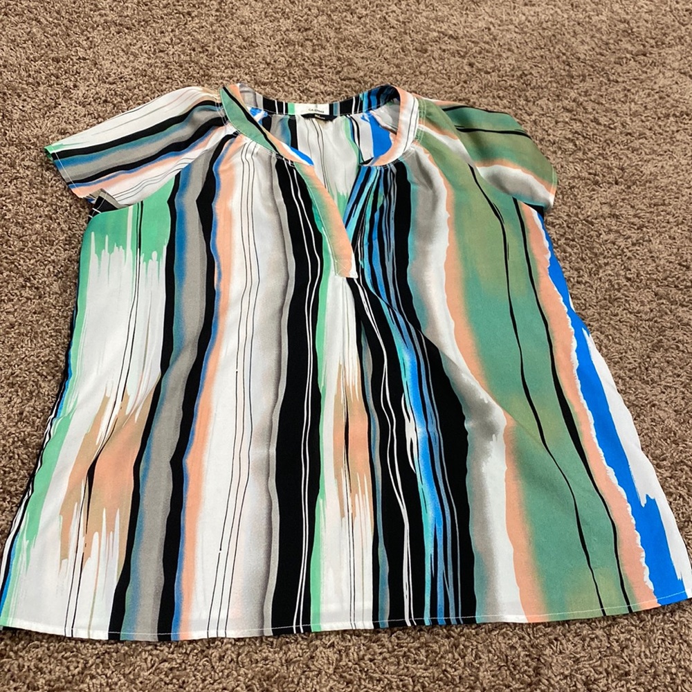 Milano painted stripes top